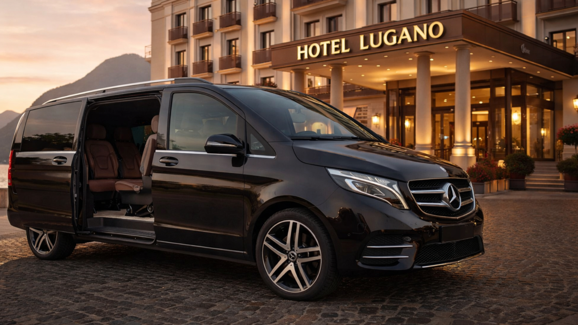 Taxi Lugano Mercedes V Class Swiss Edition